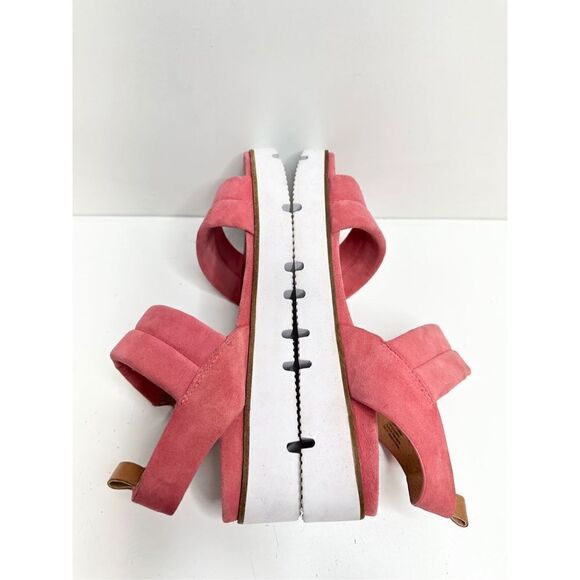 Kenneth Cole Sandals Womens Size 8 Pink Puff Leather Upper Platform‎ - Picture 7 of 9